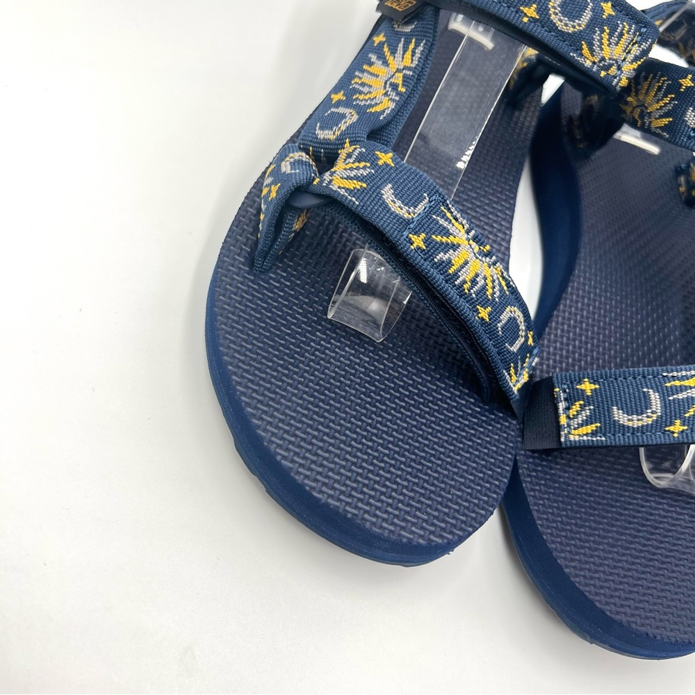 Teva Womens Original Universal Star Moon Navy Blue Sandals Shoes Size 7 NEW - Picture 5 of 13